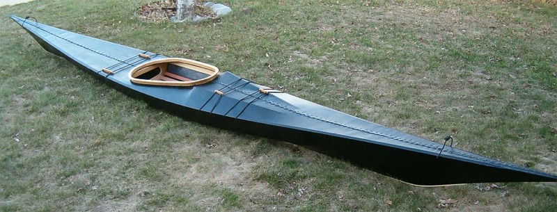 Variant of Disko Bay kayak with sawn frames